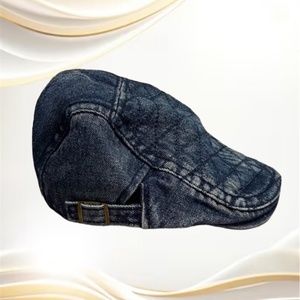 Denim Flat Cap for Men and Women